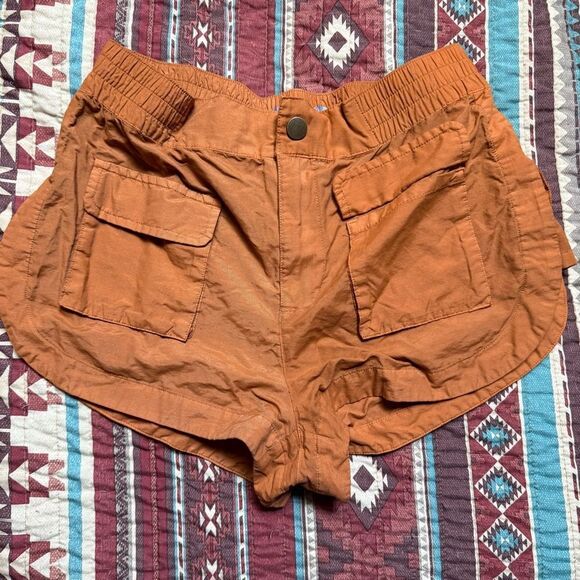 Urban Outfitters orange shorts size small - Picture 3 of 6